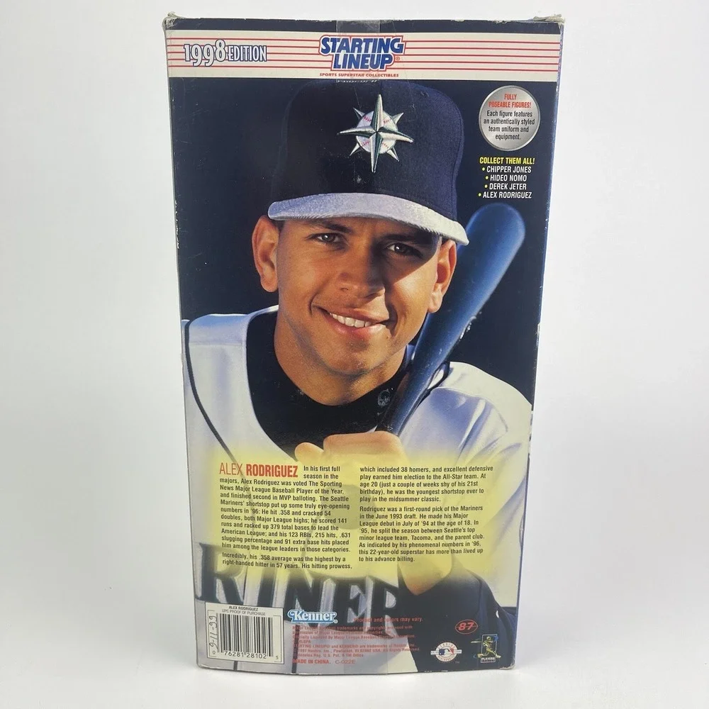 Starting Lineup 1998 Seattle Mariners 12